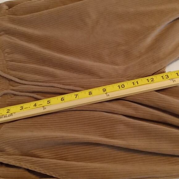 IBelieve women's size 1X tan corduroy Joggers. Loungewear - Picture 8 of 10